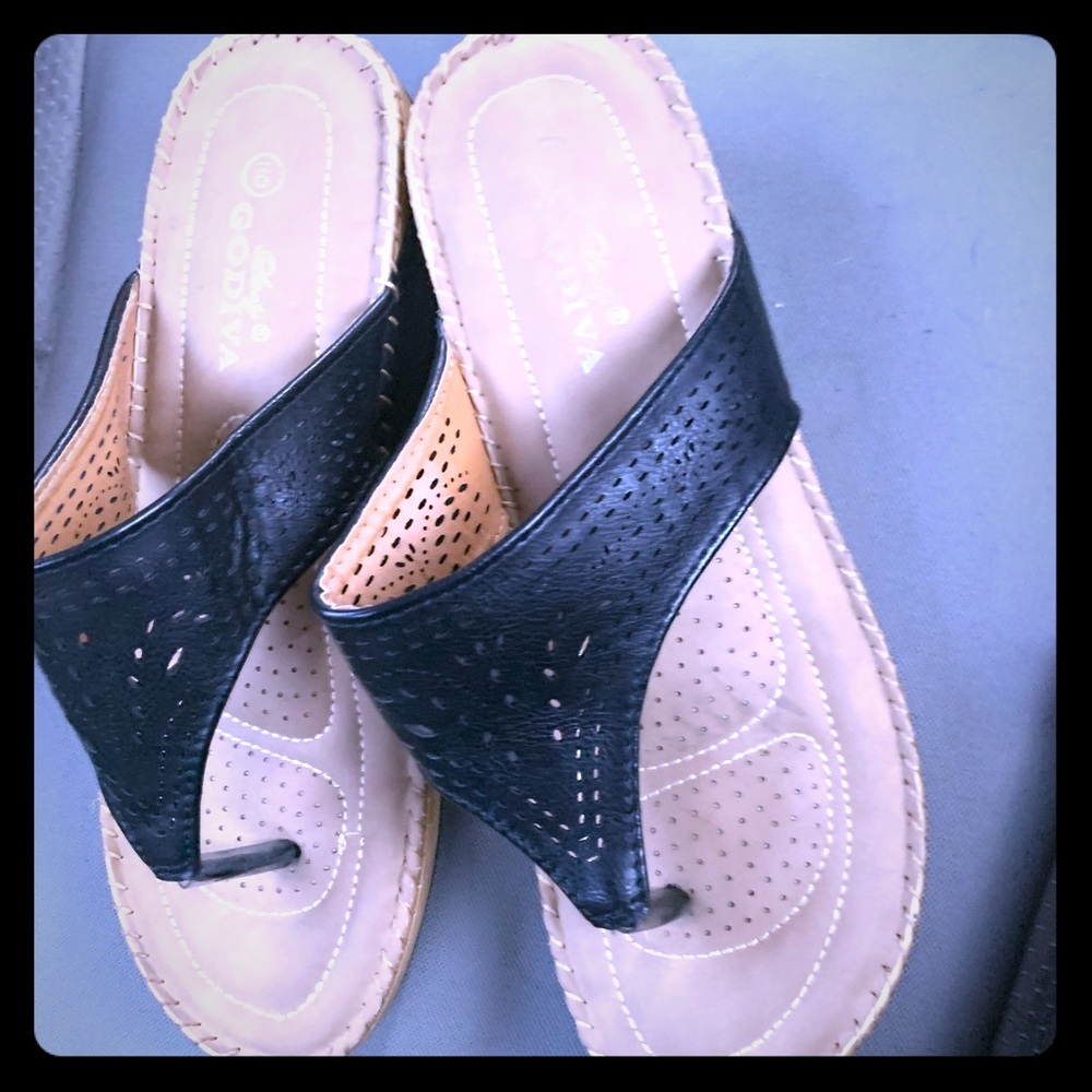 Lady Godiva Flip Flops